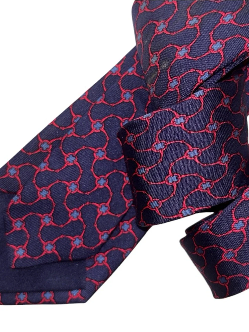 HERMÈS silk tie
